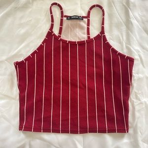 Stripped Crop Top